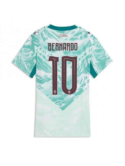 Portugal Bernardo Silva #10 Auswärtstrikot für Frauen WM 2026 Kurzarm Portugal Bernardo Silva #10 Auswärtstrikot für Frauen WM 2026 Kurzarm